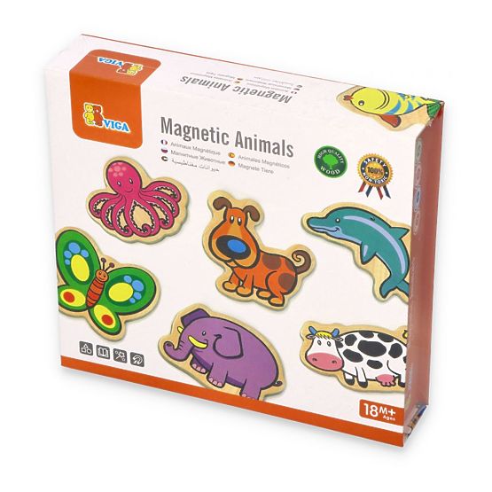 Wooden Animal Magnets