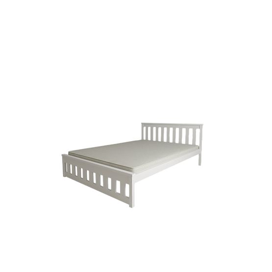 Wooden Bed Ada 200 x 120 cm - White
