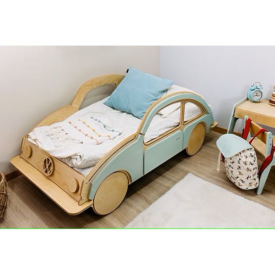 Wooden Car Bed VW BEETLE 160x80 cm