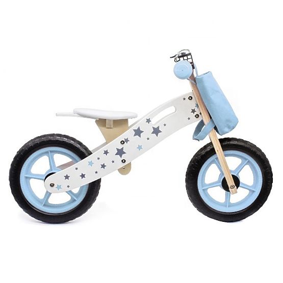 Wooden bouncer Stars - blue