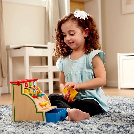 Wooden cash register 123 Melissa & Doug