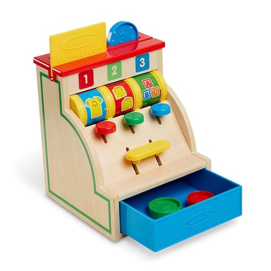 Wooden cash register 123 Melissa & Doug