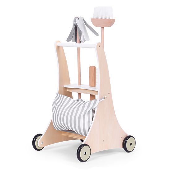 Wooden Cleaning Set Trolley ECOTOYS