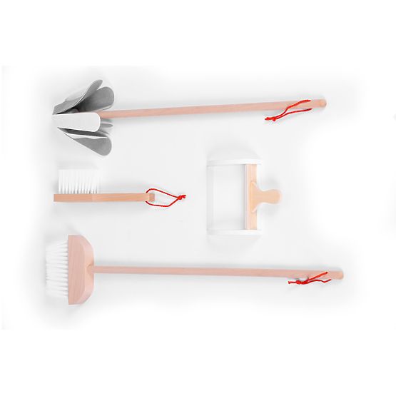 Wooden Cleaning Set Trolley ECOTOYS