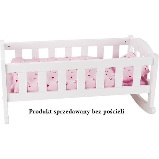 Wooden cradle for dolls