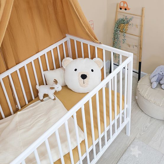 Wooden Crib Standard - White