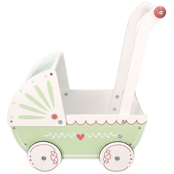 Wooden Doll Stroller