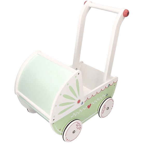 Wooden Doll Stroller
