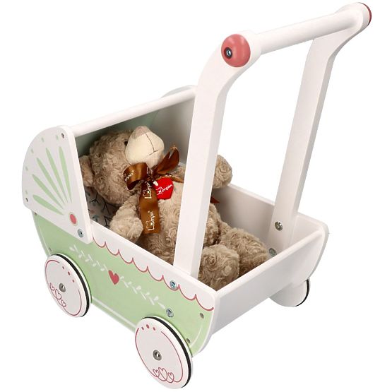 Wooden Doll Stroller
