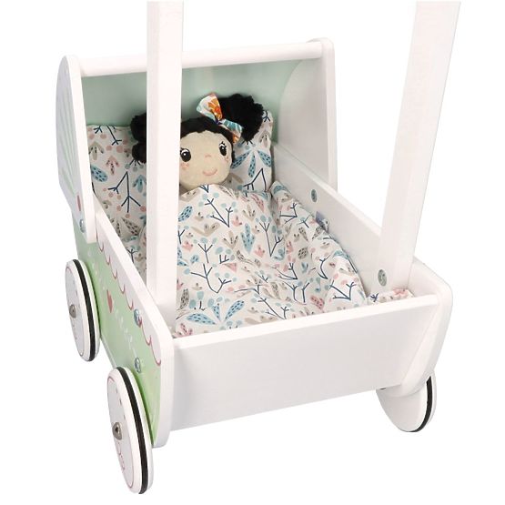 Wooden Doll Stroller