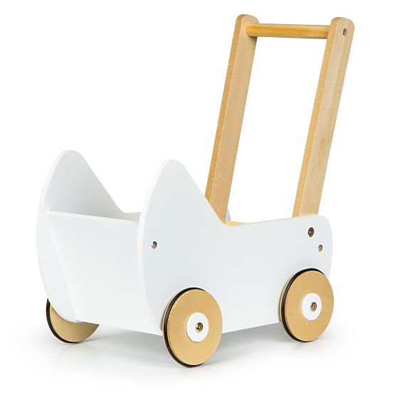 Wooden Doll Stroller Walker ECOTOYS