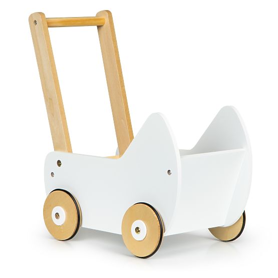 Wooden Doll Stroller Walker ECOTOYS
