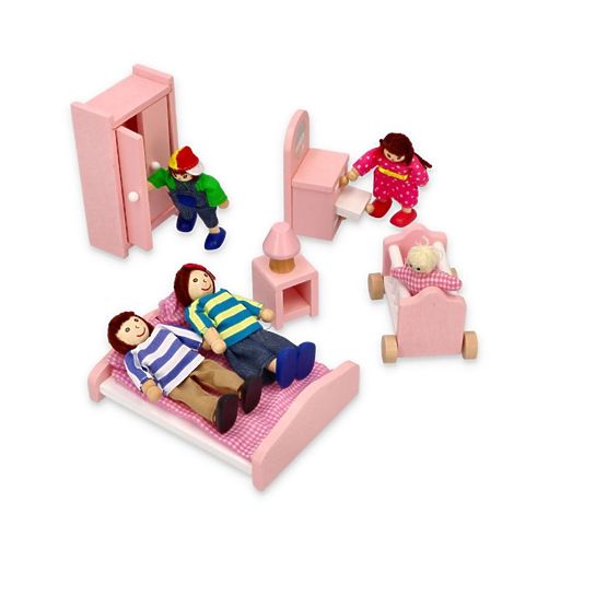 Wooden dolls for the house