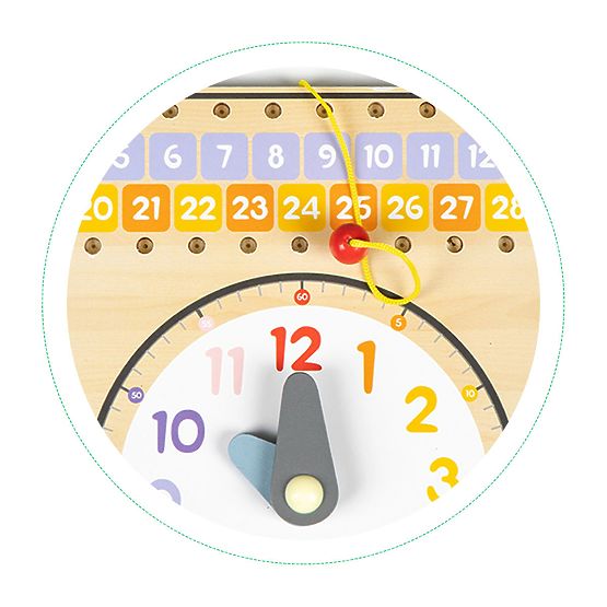 Wooden educational board - calendar