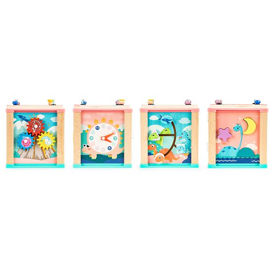 Wooden Educational Cube, Mula Sorter ECOTOYS