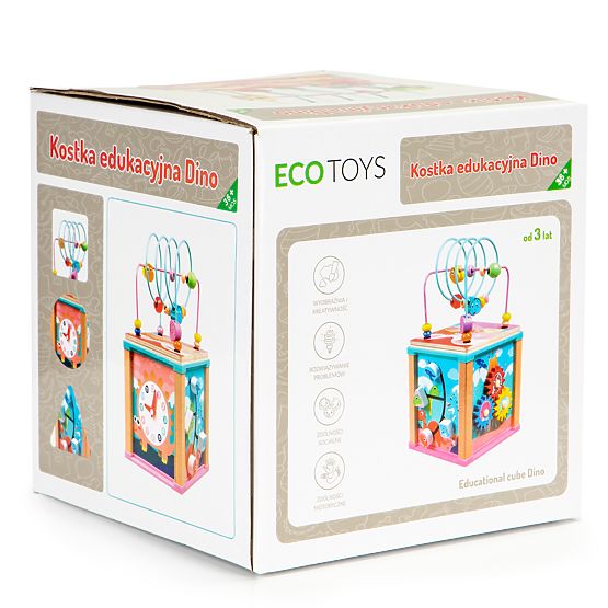 Wooden Educational Cube, Mula Sorter ECOTOYS
