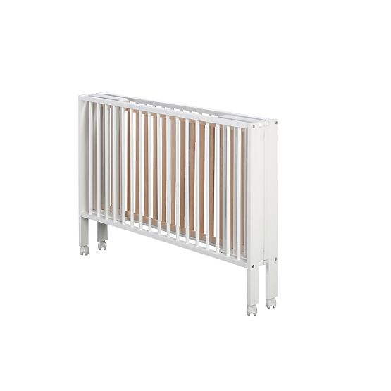 Wooden folding cot Lola - white