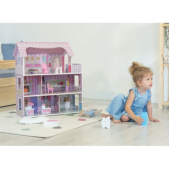 Wooden Dollhouse Bella