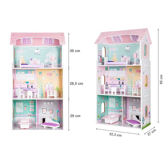 Wooden house for dolls Jahodová residence