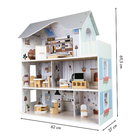 Wooden house for Emma dolls