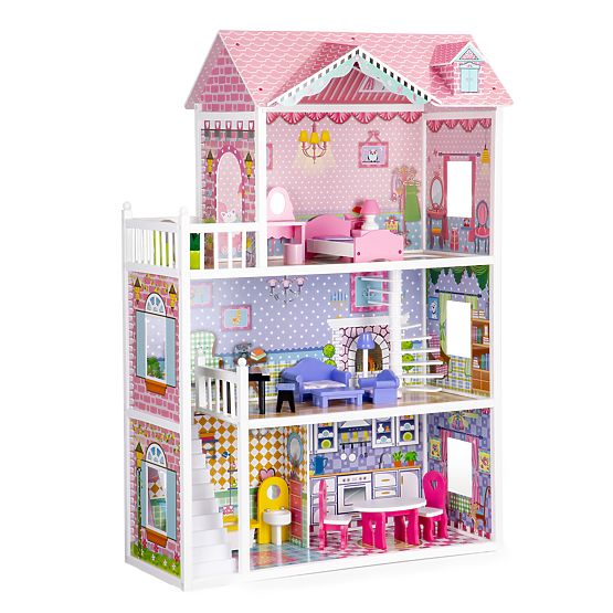 Wooden house for Lilly dolls