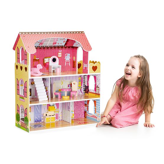 Wooden house for Madison dolls