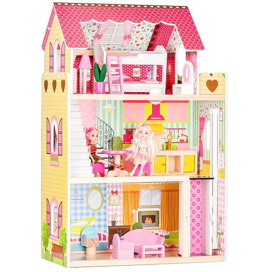 Wooden house for Ruby dolls