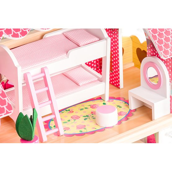 Wooden house for Ruby dolls