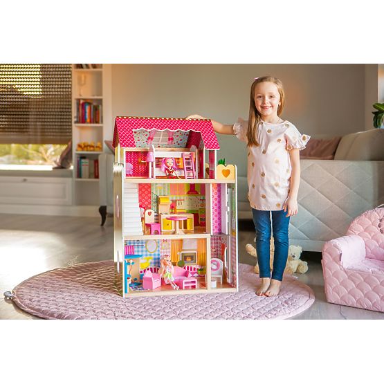 Wooden house for Ruby dolls