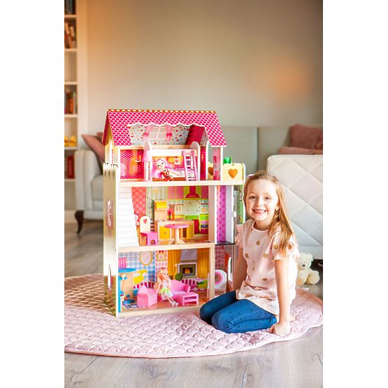 Wooden house for Ruby dolls