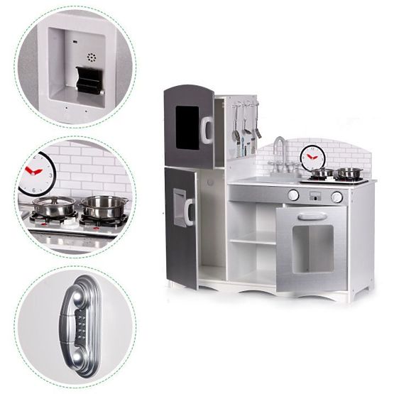 Wooden kitchen for children XXL with equipment