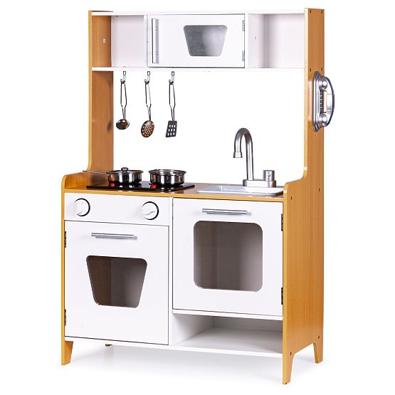 Wooden kitchen with sound effects