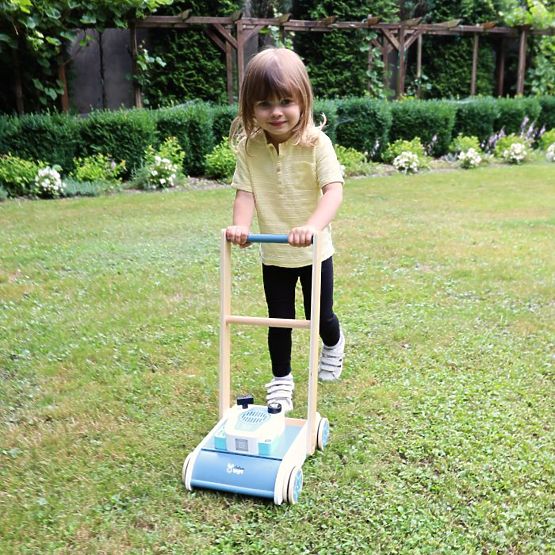 Wooden Lawn Mower with Sound Adam Toys