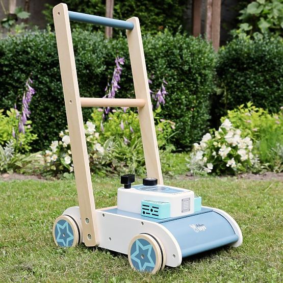 Wooden Lawn Mower with Sound Adam Toys