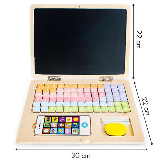 Wooden magnetic notebook