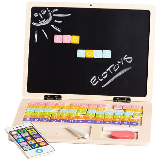 Wooden magnetic notebook