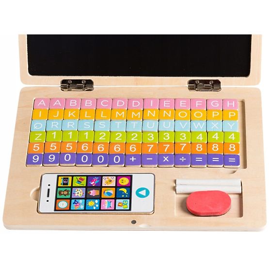 Wooden magnetic notebook