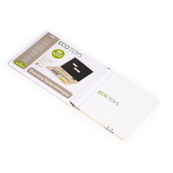 Wooden magnetic notebook white