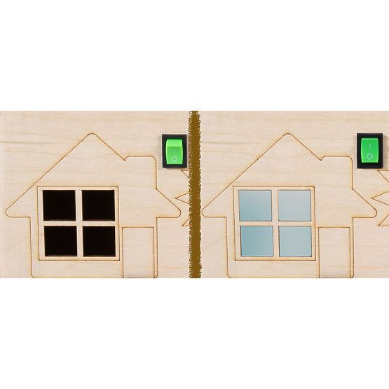 Wooden Montessori Cube - Natural