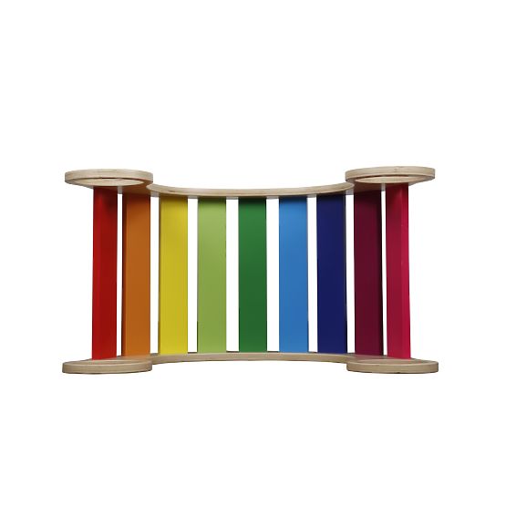 Wooden Montessori swing Jumbo - colored