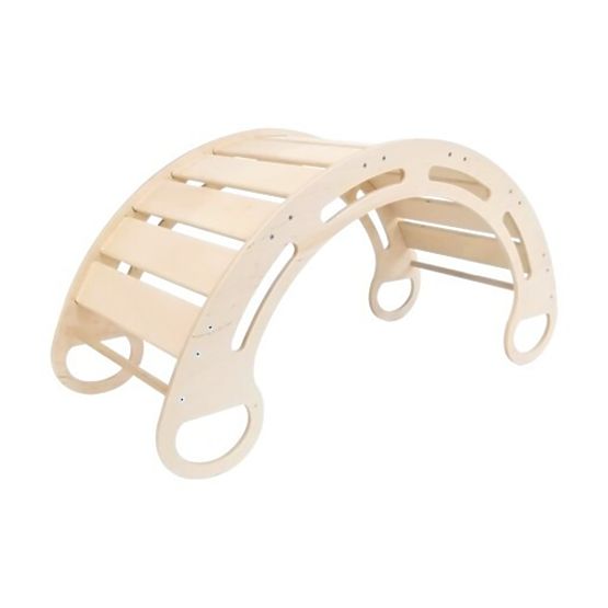 Wooden Montessori Swing Lilac - Natural