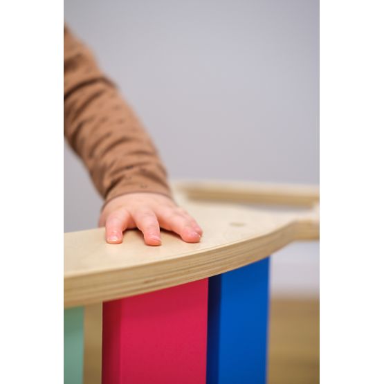 Wooden montessori swing - rainbow