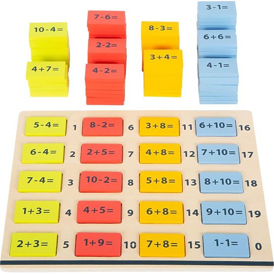 Wooden math table