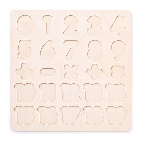 Wooden Number Puzzle