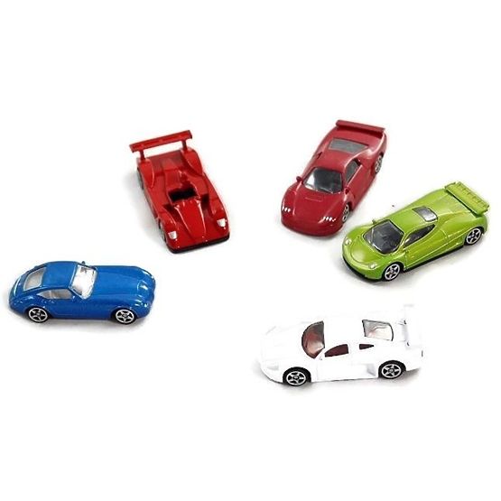 Wooden parking garage with cars