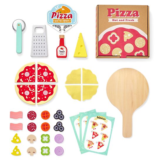 Wooden Pizzeria set