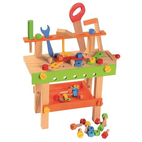 Wooden ponk with Bino tools