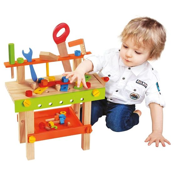 Wooden ponk with Bino tools