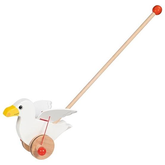 Wooden Push-Along Seagull Jonas