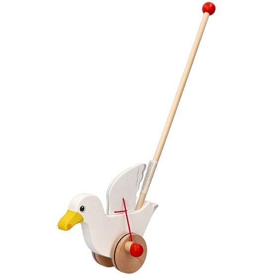 Wooden Push-Along Seagull Jonas